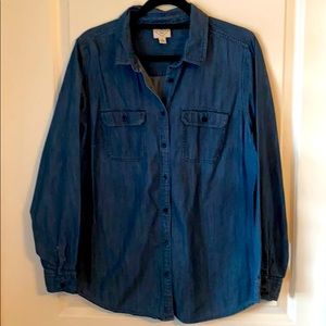 St. John’s Bay Denim Blouse